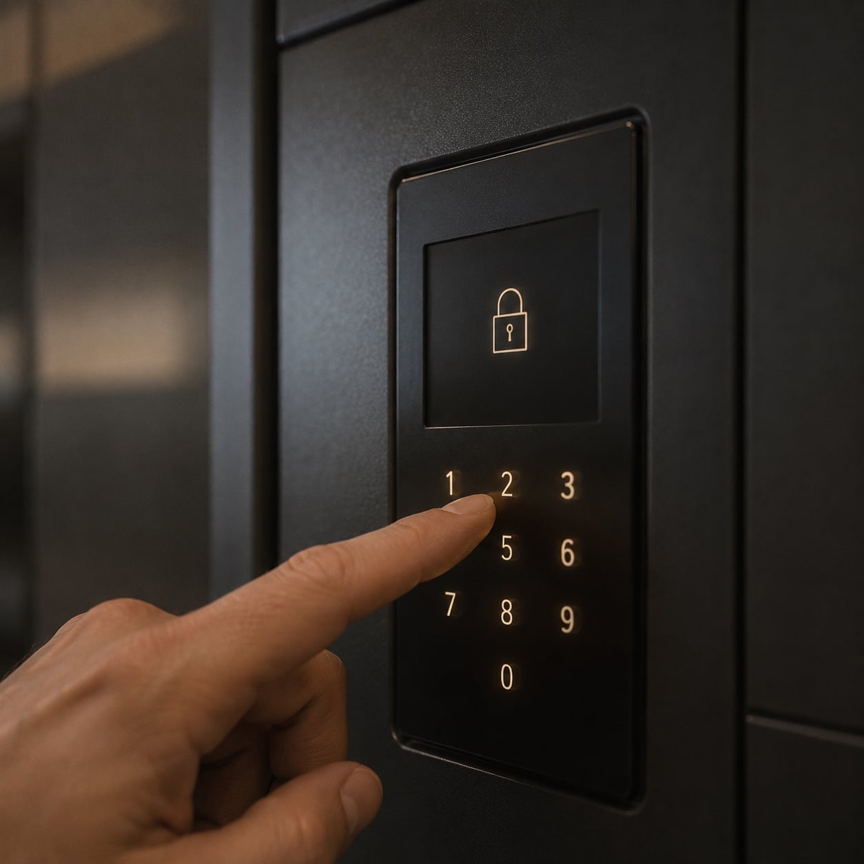 Accès à un casier Drop & Lock par mot de passe personnel